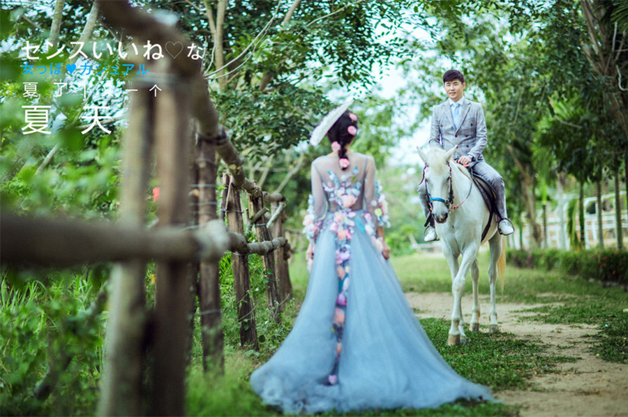 高贵时尚的马场婚纱照拍摄注意事项