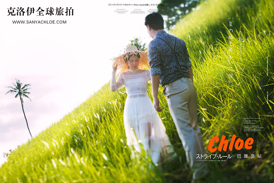 拍海景婚纱照如何选婚纱