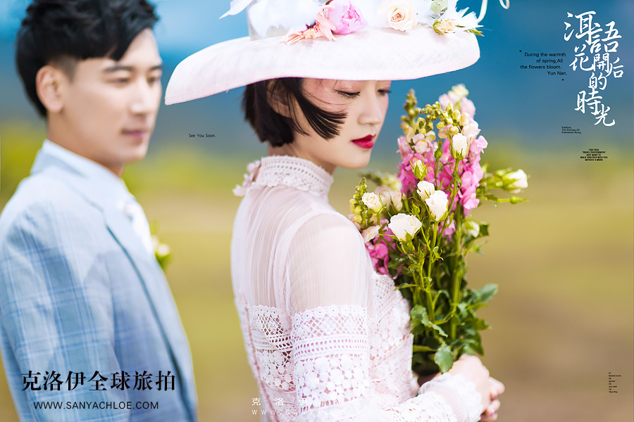 韩式婚纱摄影中如何挑选婚纱